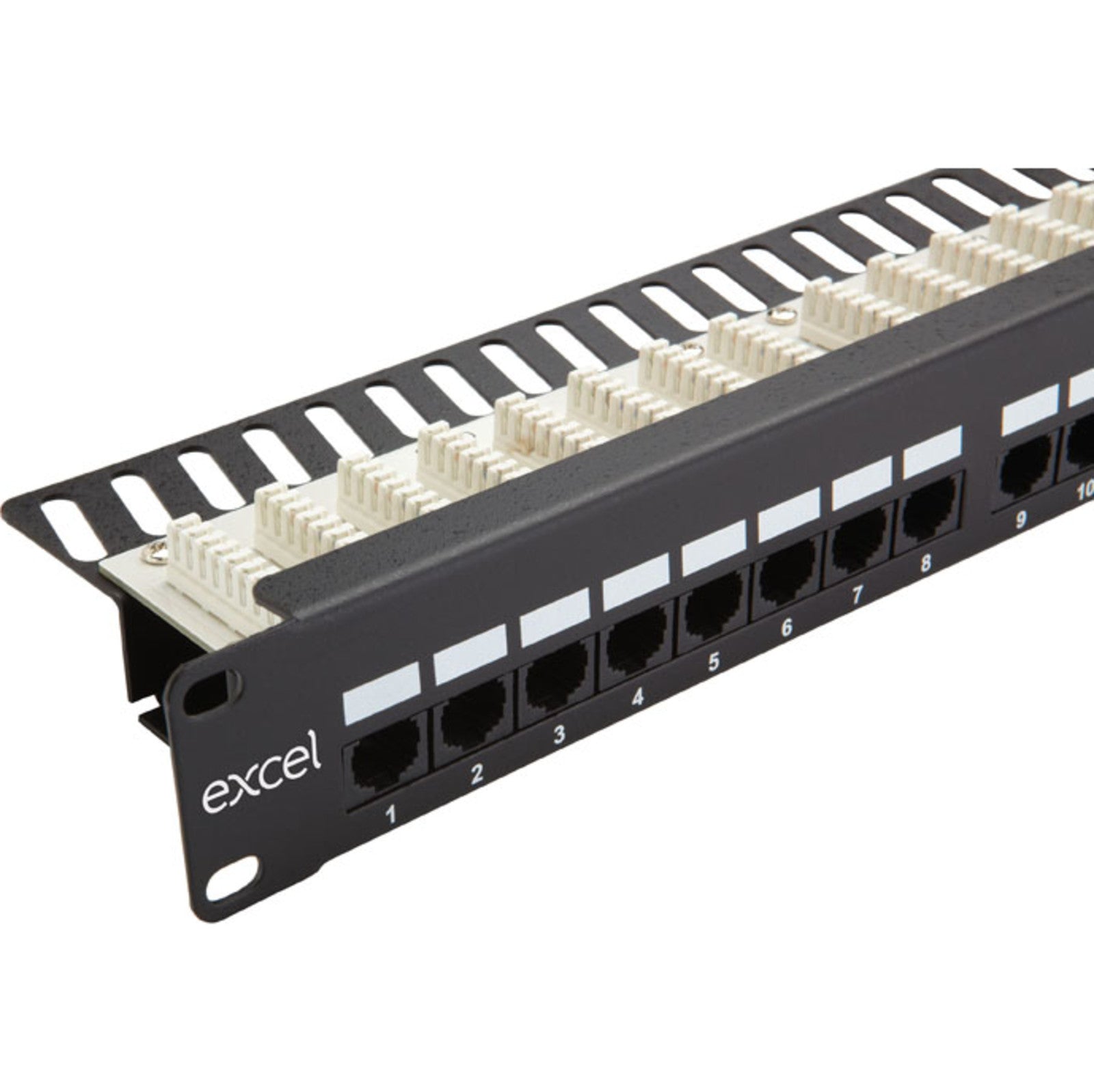 Excel 24 Port Cat6 UTP Right Angled Patch Panel