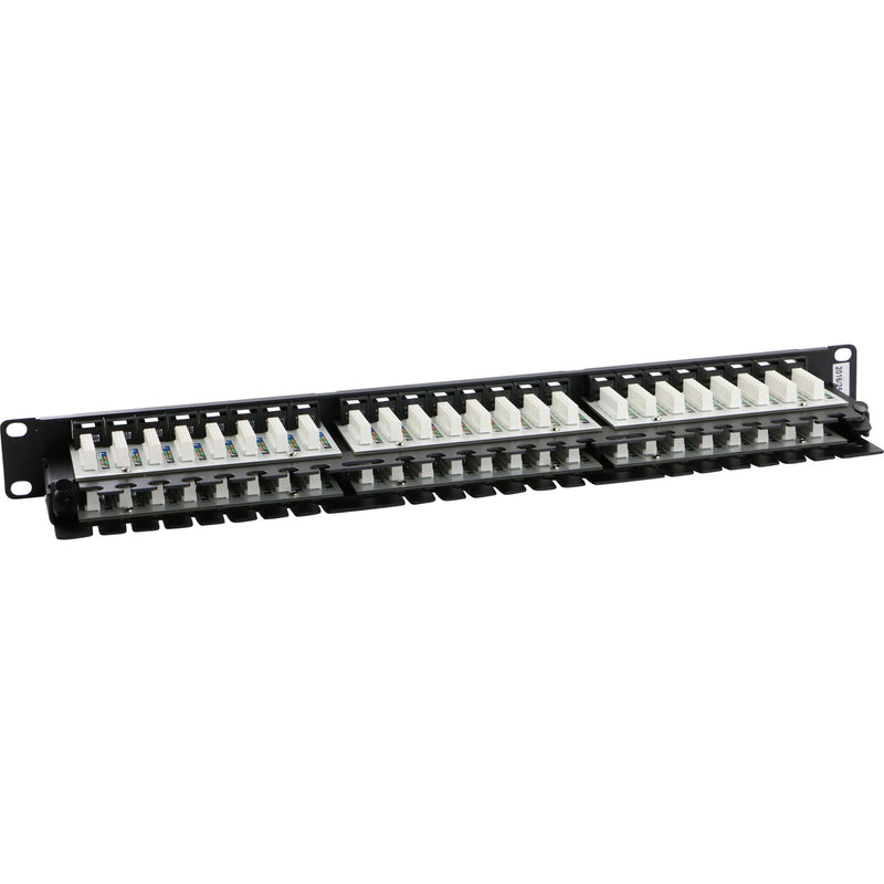 Excel 24/48 Way Cat6 UTP Right Angled Patch Panel
