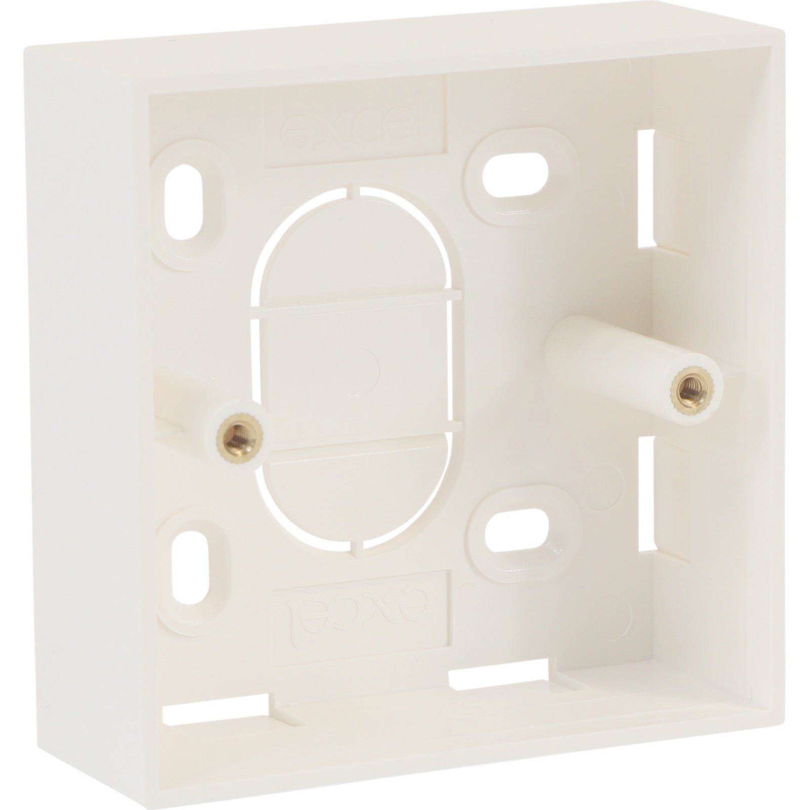 Back Box For File Module Excel Single Gang Back Box 32mm Deep (100-614)