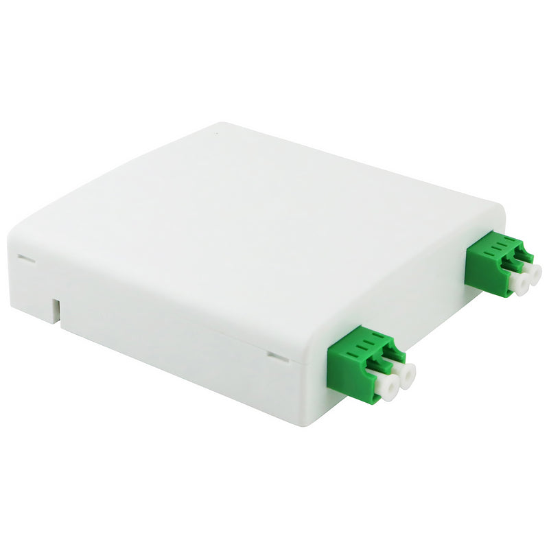 Excel Enbeam FTTX Outlet Loaded With 2 x LC/APC Duplex Adaptors