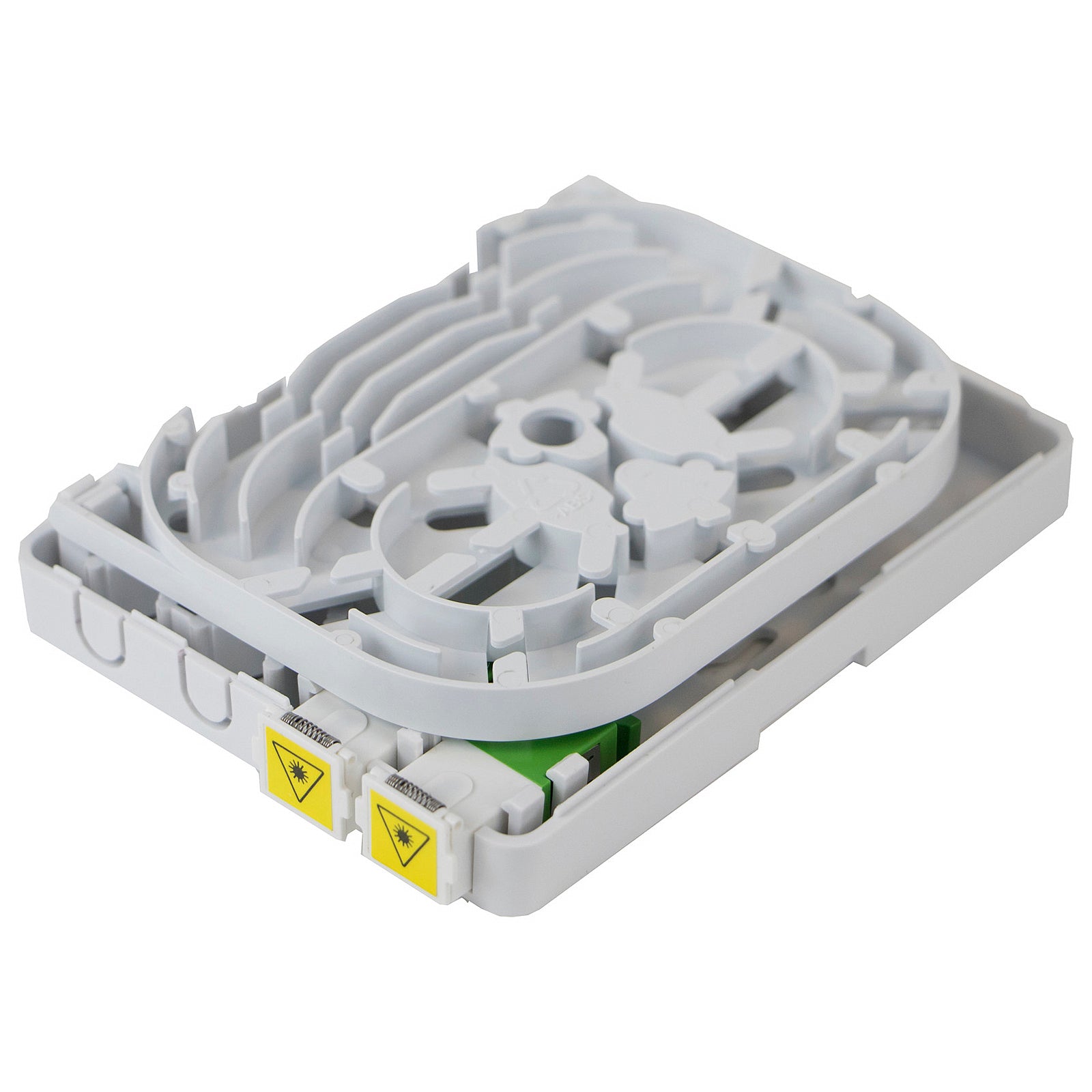 Excel Enbeam FTTx Loaded Outlet (2 x SC/APC OS1/OS2 Simplex Adaptors)