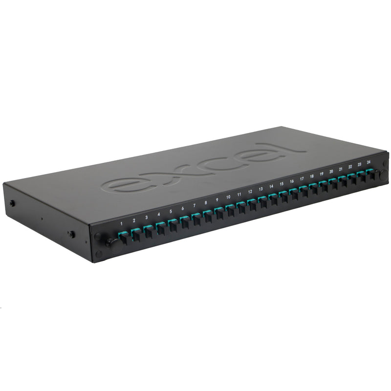 Excel Enbeam 24 Way LC OM3 Duplex Fibre Patch Panel