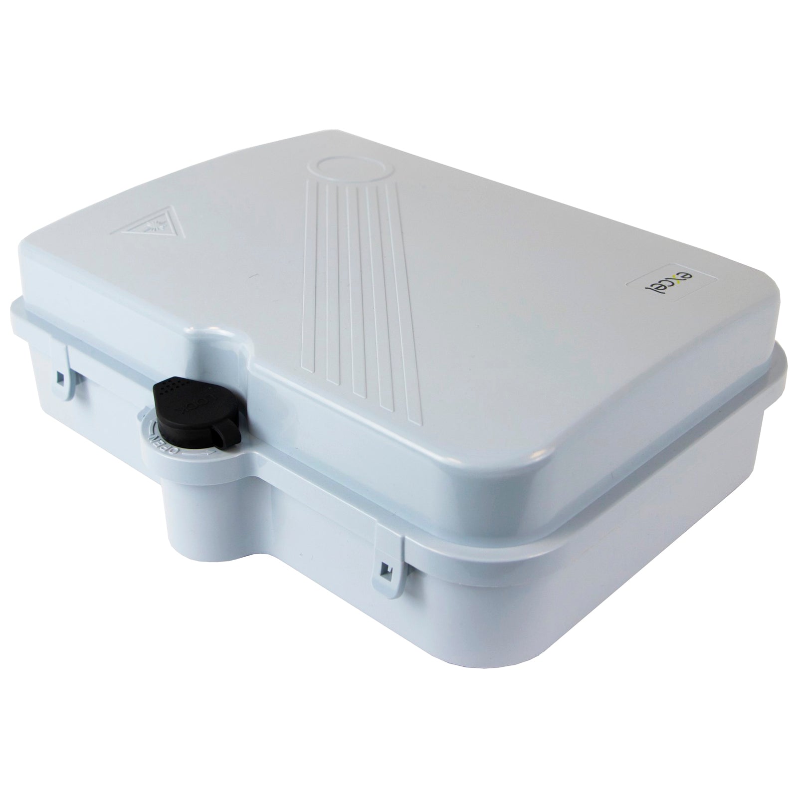 Excel Enbeam IP55 Fibre Access Terminal Box With 12 x SC/APC Simplex Adaptors