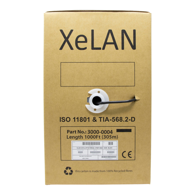XeLAN CAT5e UTP PE External Fca Solid Cable