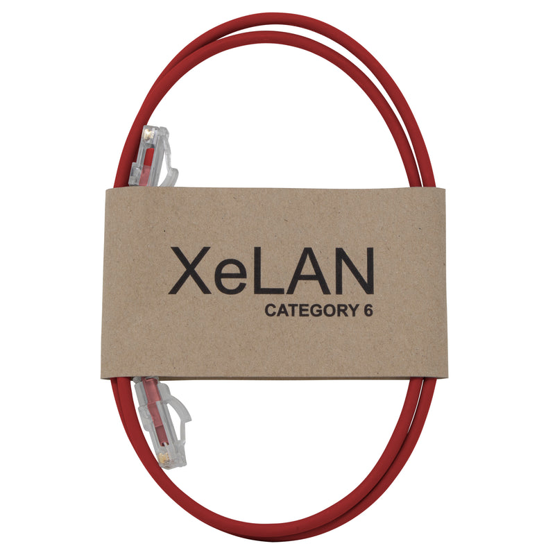 Red XeLAN Cat6 LSZH Patch Lead