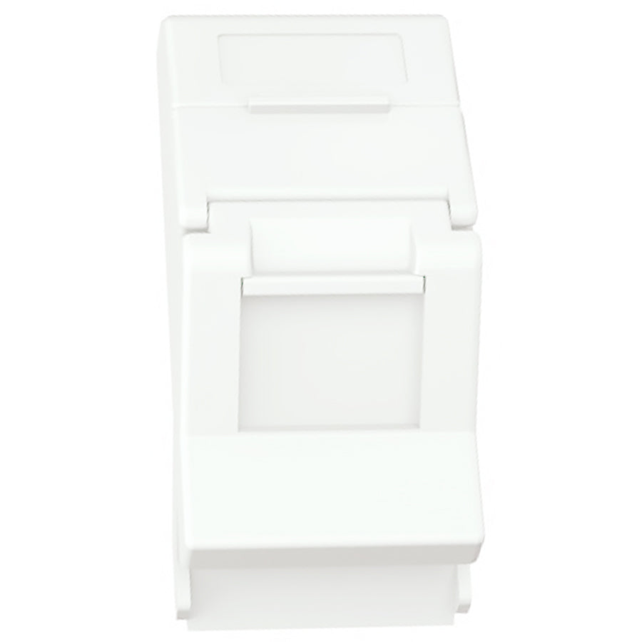 Euro Keystone Module Draka Angled Euro Keystone Shutter White (Pack of 24)