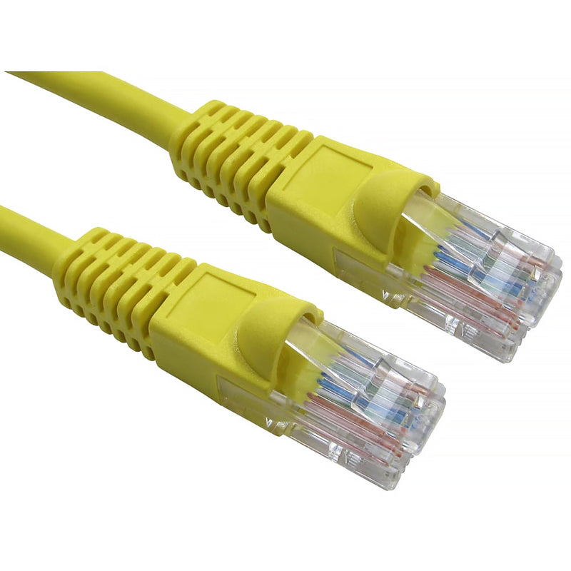 Yellow Snagless Cat5e LSZH Patch Lead