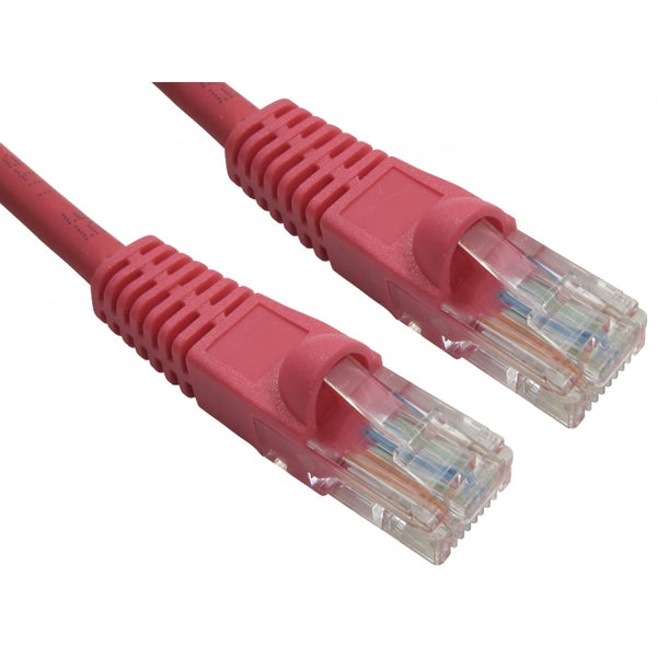 Red Snagless Cat6 LSZH Patch Lead