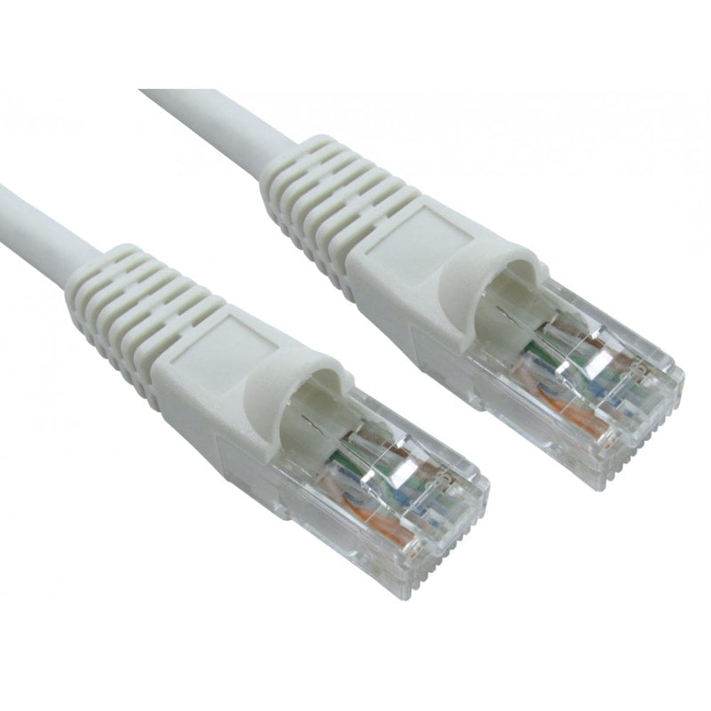 White Snagless Cat6 LSZH Patch Lead