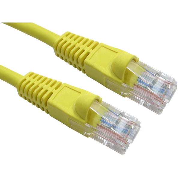 Yellow Snagless Cat6 LSZH Patch Lead