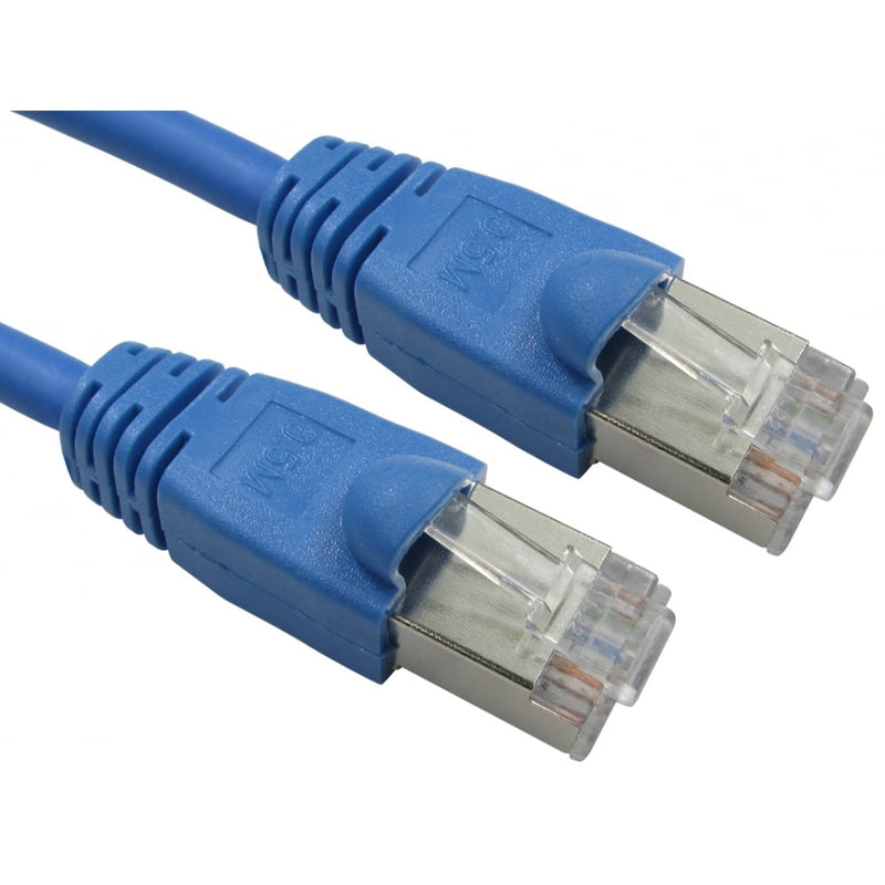 Blue Snagless Cat6 Shielded LSZH Patch Lead