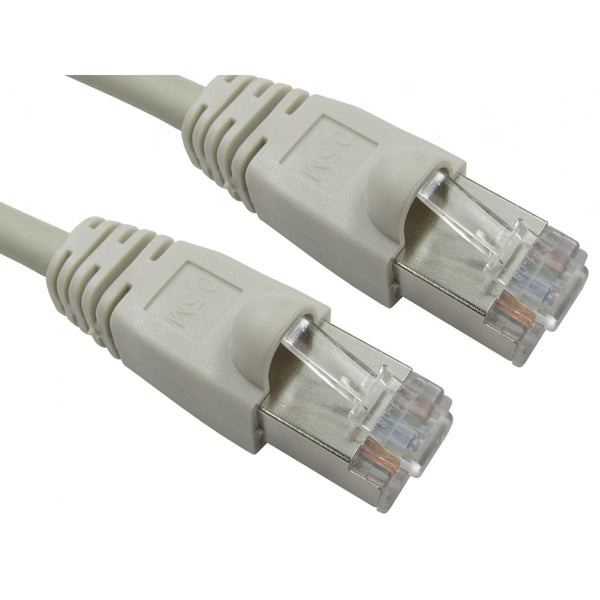 Grey Snagless Cat6 Shielded LSZH Patch Lead