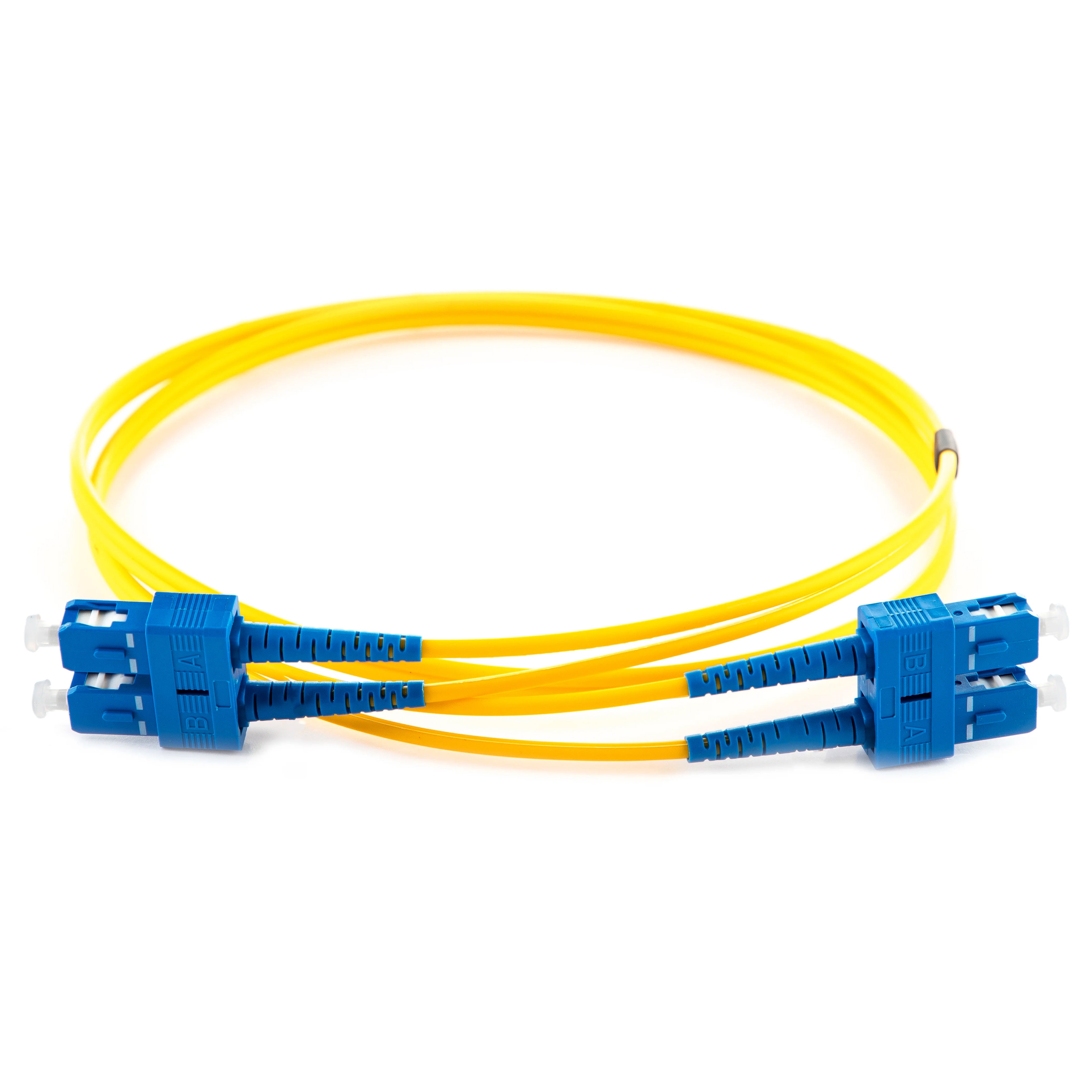 OS2 9/125 Singlemode Duplex SC-SC LSZH Fibre Patch Lead