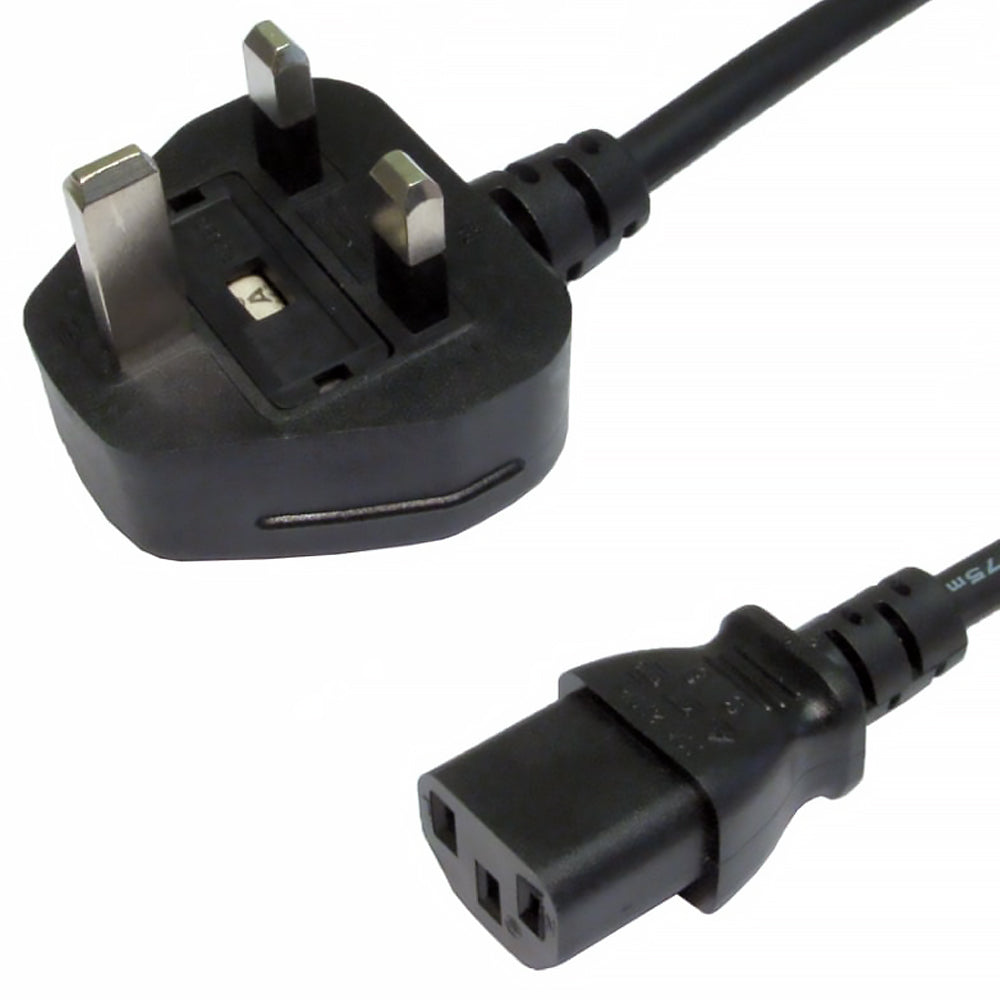 UK Plug To C13 Mains Lead