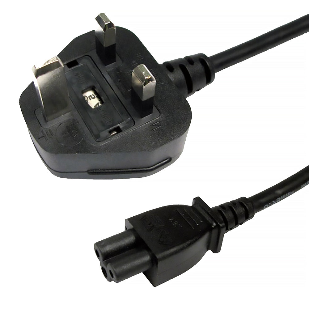 UK Plug To C5 Mains Lead - Cable Intelligence