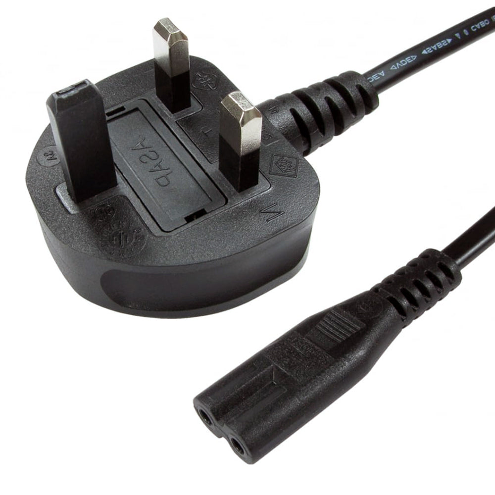 UK Plug To C7 Mains Lead