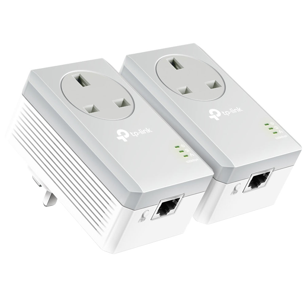 TP-Link TL-PA4010P Pass-Through Powerline 600 Starter Kit