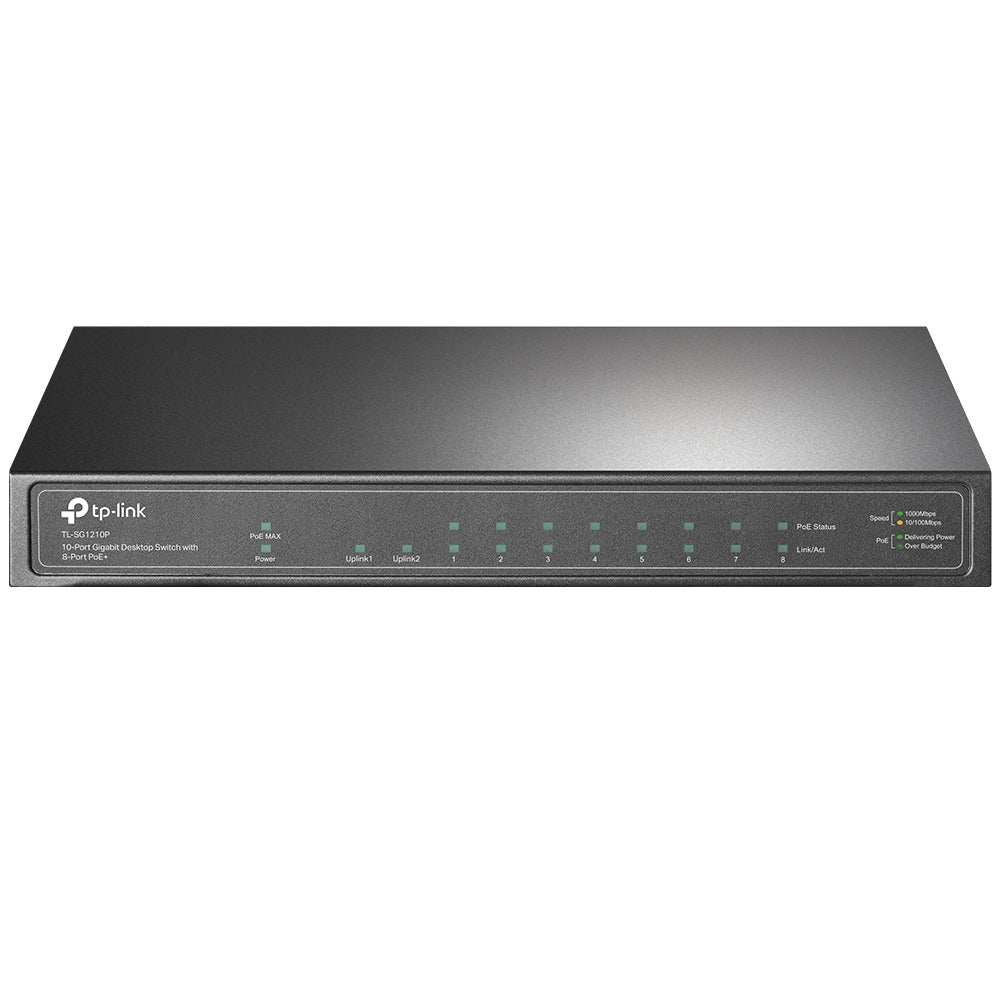 TP-Link TL-SG1210P 10 Port Gigabit Desktop PoE Switch