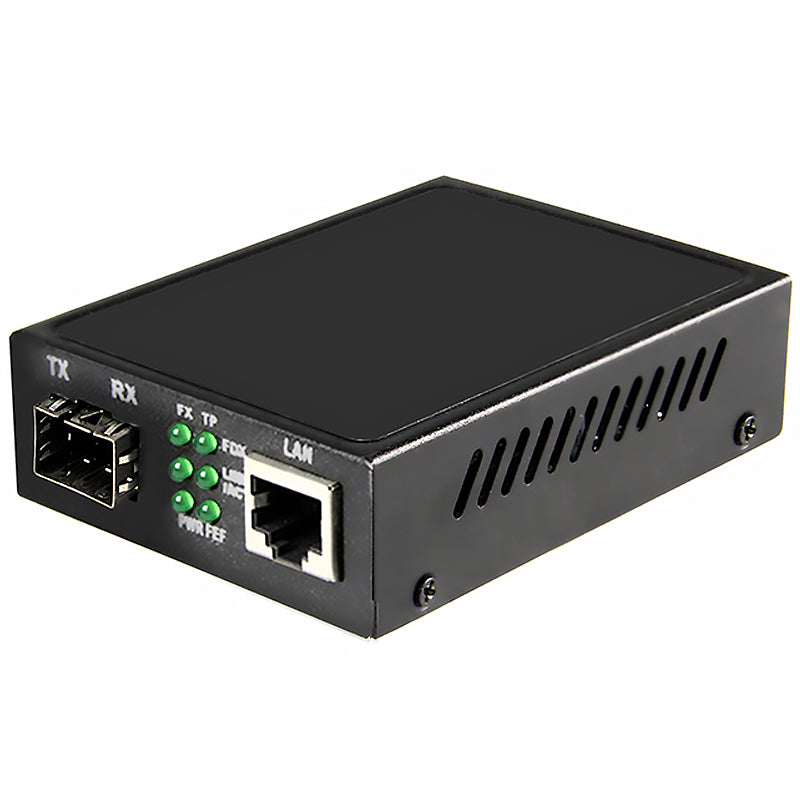 Gigabit Ethernet to SFP Slot PoE Fibre Optic Media Converter